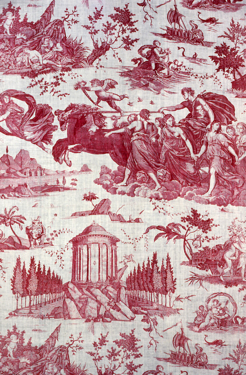 Le Char de l'Aurore (The Chariot of Dawn) (Furnishing Fabric)