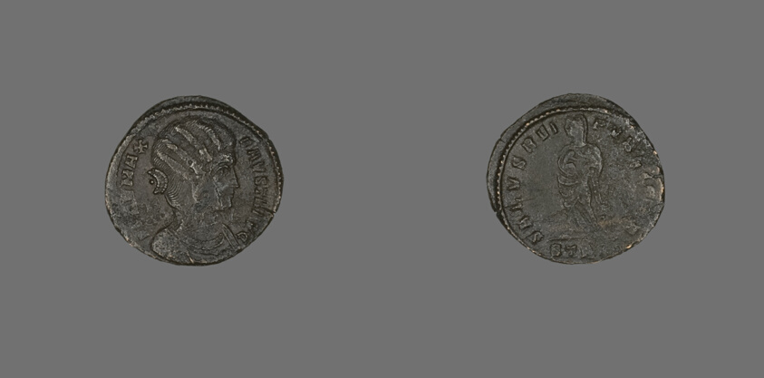 Coin Showing Portraying Empress Fausta