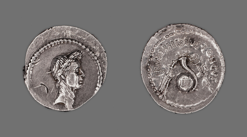 Denarius (Coin) Portraying Julius Caesar
