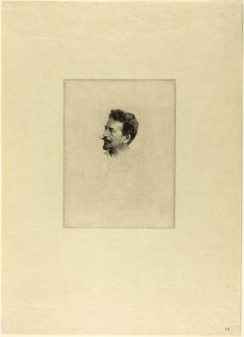 Portrait of Félicien Rops