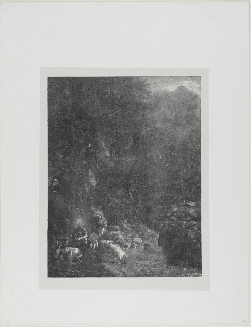 The Holy Family with Deer