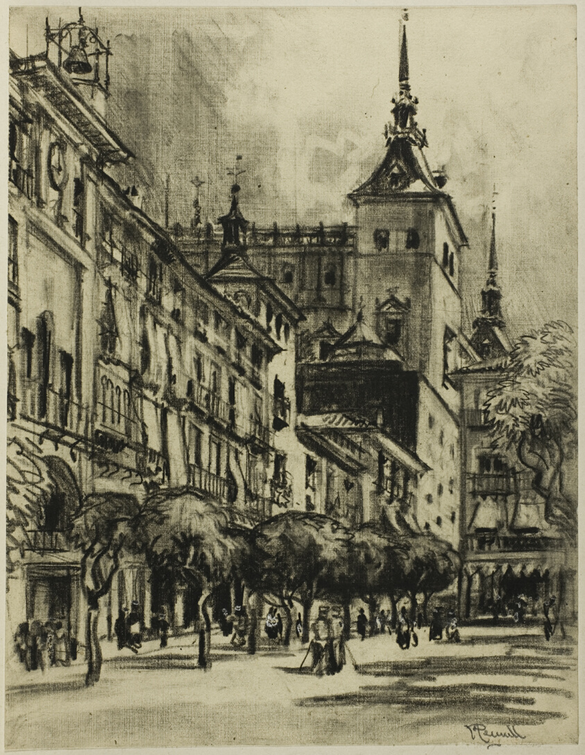 The Zocodover, Toledo, from Castilian Days