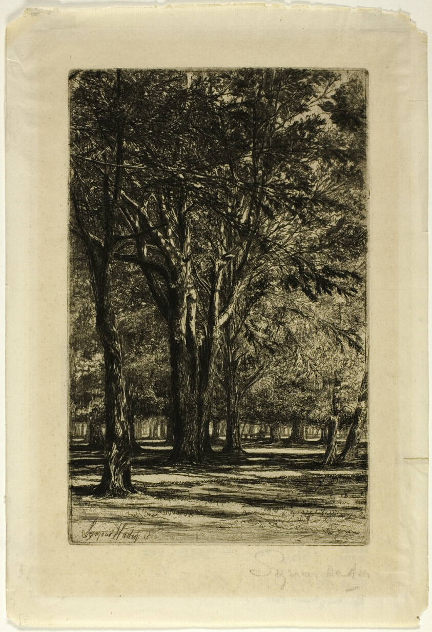 Kensington Gardens, No. II (large plate)