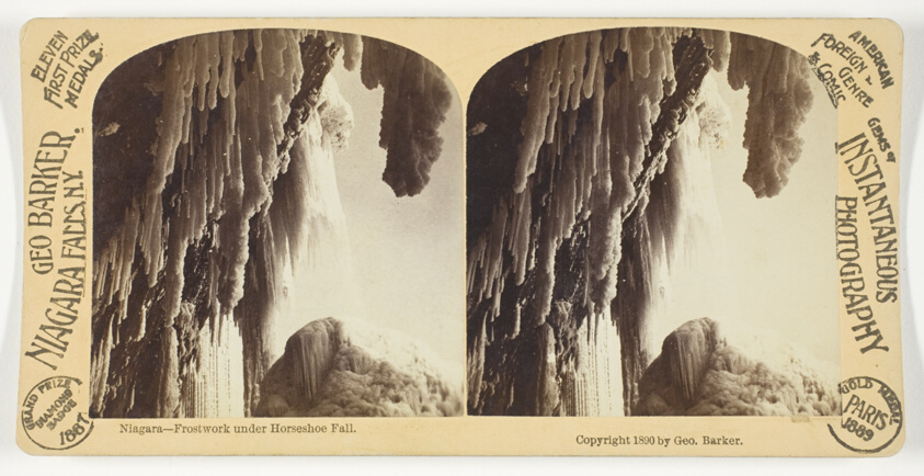 Niagara - Frostwork Under Horseshoe Fall