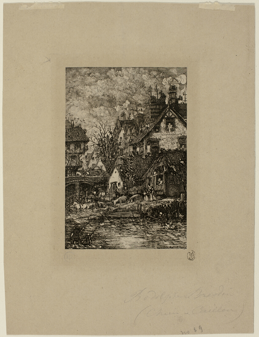 Entering a Village, from Revue Fantaisiste