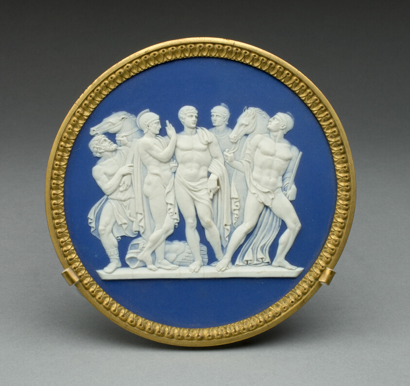 Plaque with Arming of Achilles