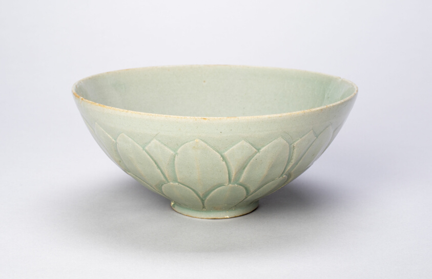 Bowl with Layered Lotus Petals