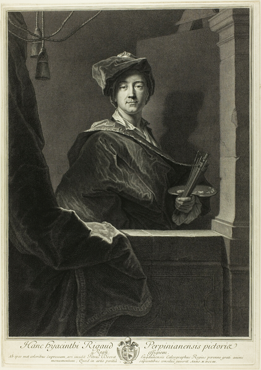 Portrait of Hyacinthe Rigaud