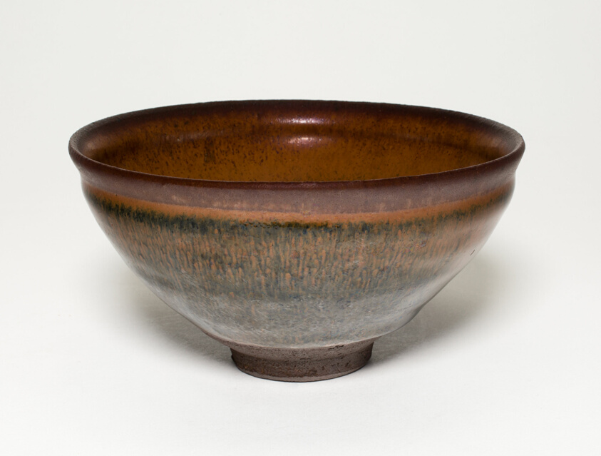 Tea Bowl with "Hare's fur" Glaze