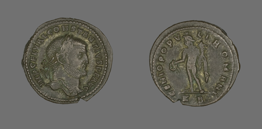 Coin Portraying Emperor Constantius I