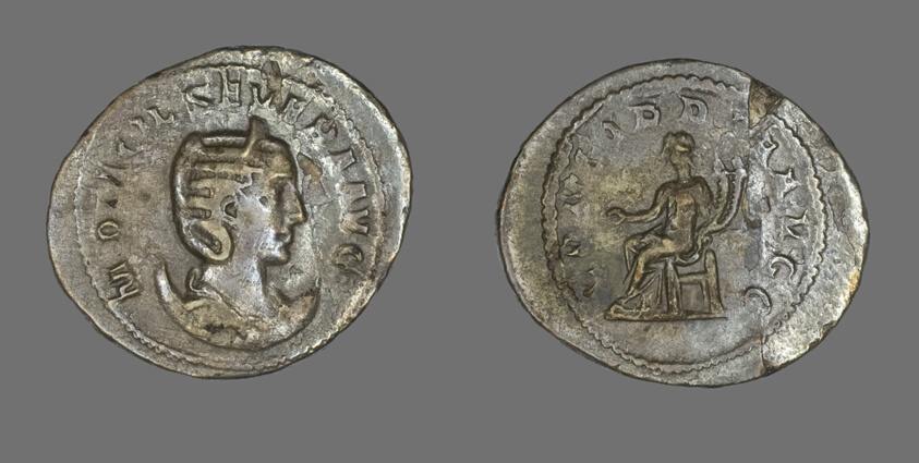 Antoninianus (Coin) Portraying Empress Marcia Otacilia Severa