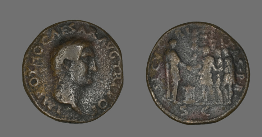 Coin Portraying Emperor Otho