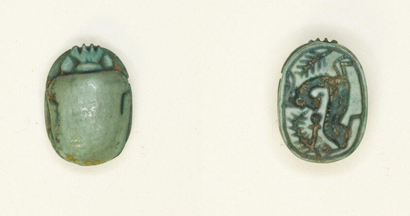 Scarab: Antelope with Foliage (sw.t-plant) Motif