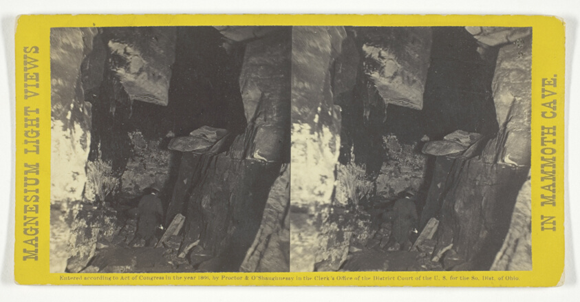 Entrance to "Long Route", No. 16 from the series "Mammoth Cave Views"