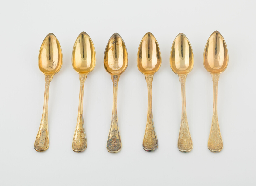 Set of Dessert Spoons (10), from a Service Made for Pauline Bonaparte and Prince Camillo Borghese