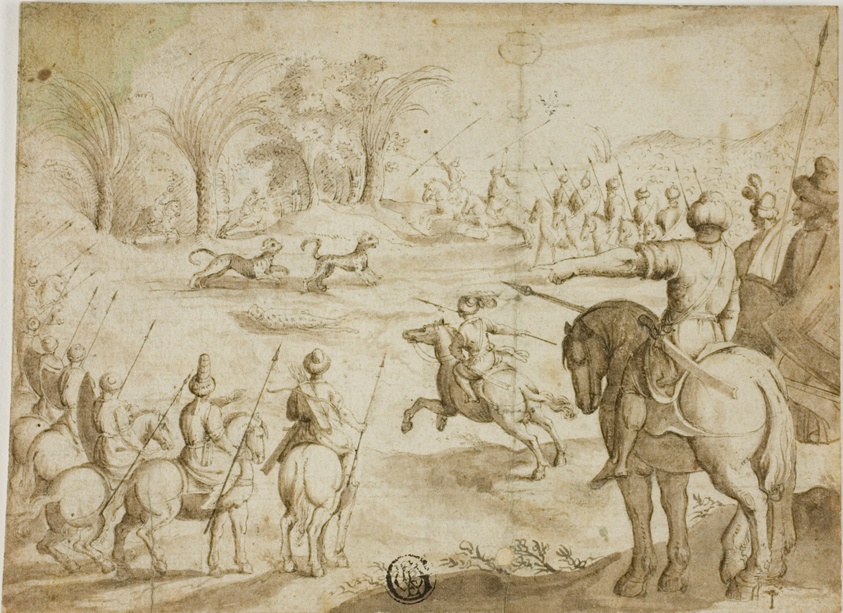 Leopard Hunt in Persia