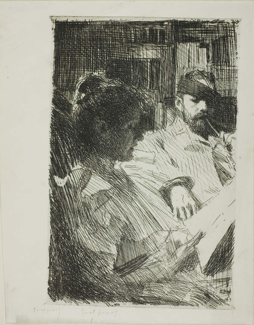 Reading (Mr. and Mrs. Charles Deering)
