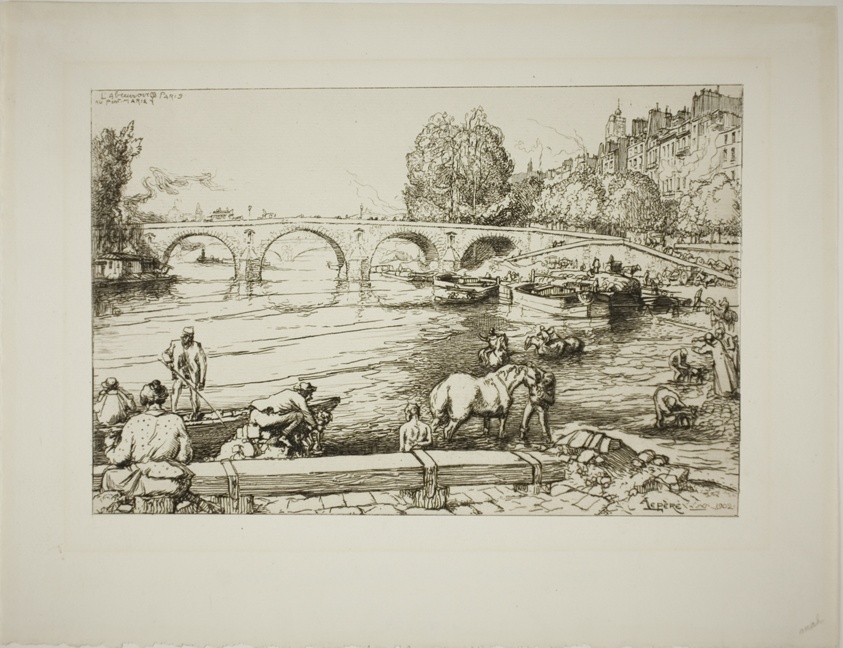 The Watering Place at the Pont Marie