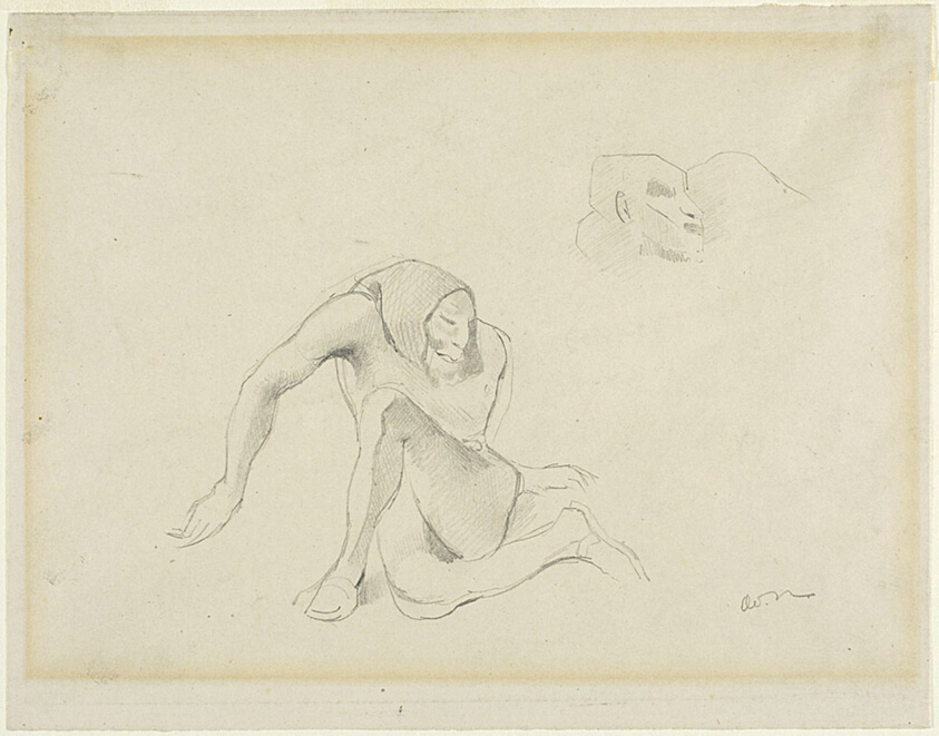 Two Grotesque Figures