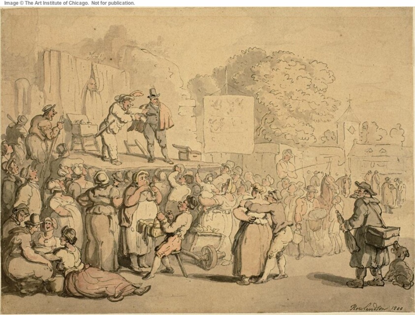 Village Fair: Harlequin and Quack