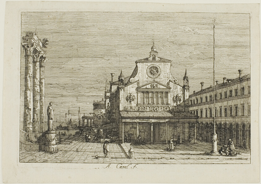 Imaginary View of S. Giacomo di Rialto, from Vedute