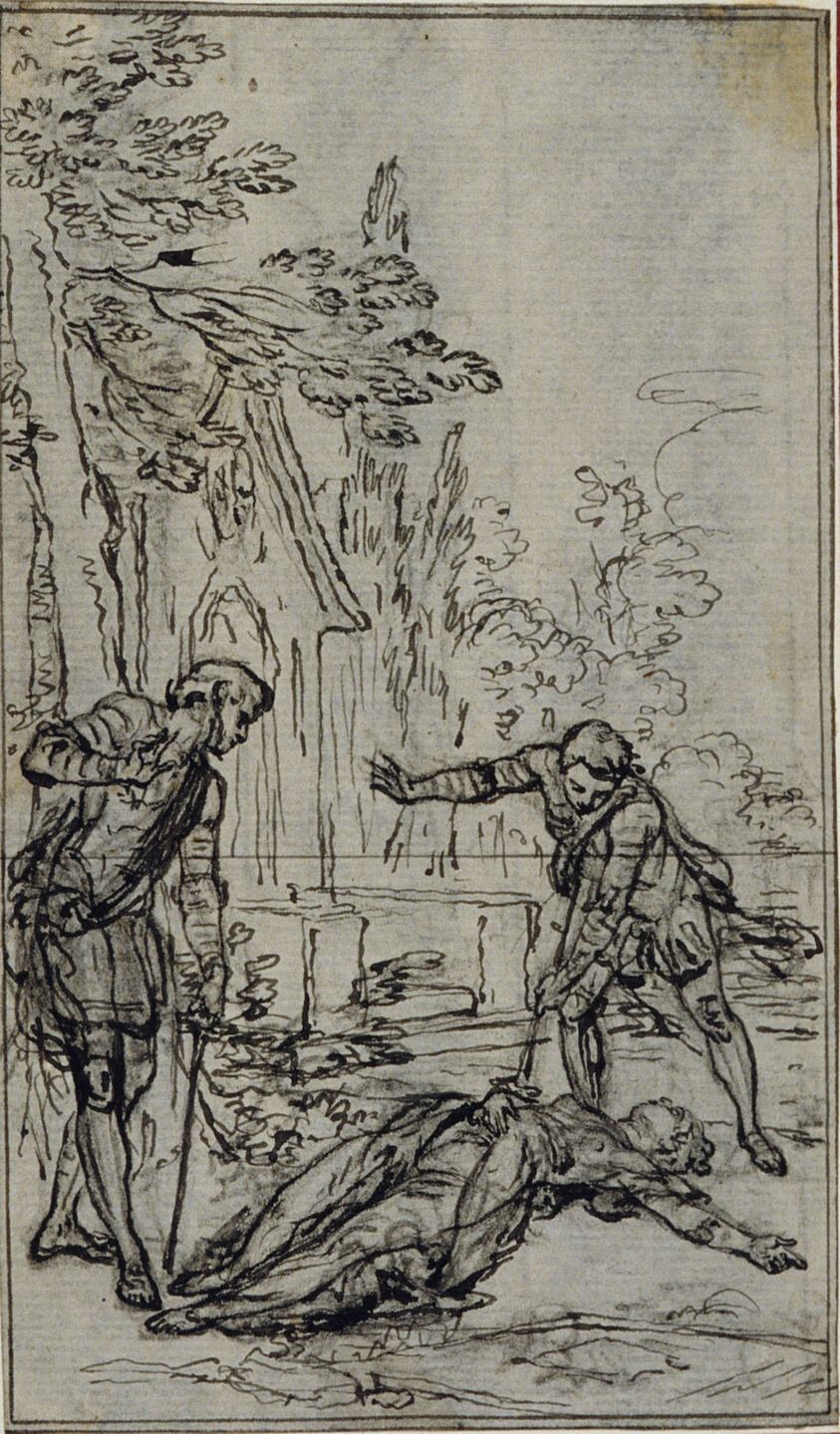 Study for Vignette in Voltaire's "La Pucelle d'Orleans"