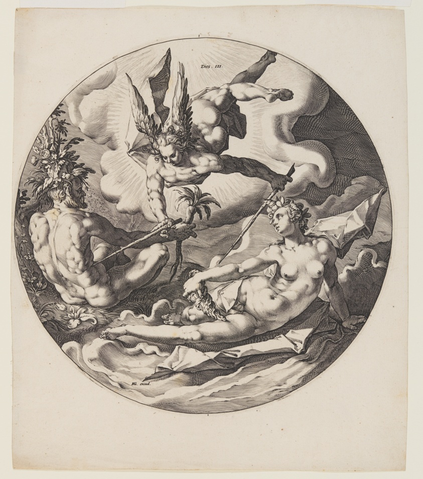 The Third Day, plate 4, from Creation of the World