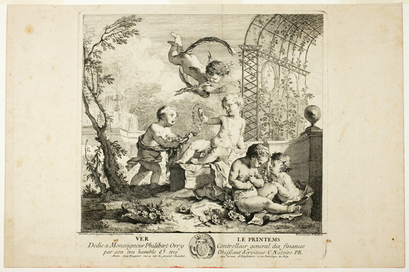 Le Printemps (Spring, plate one from Le Quatre Saisons)