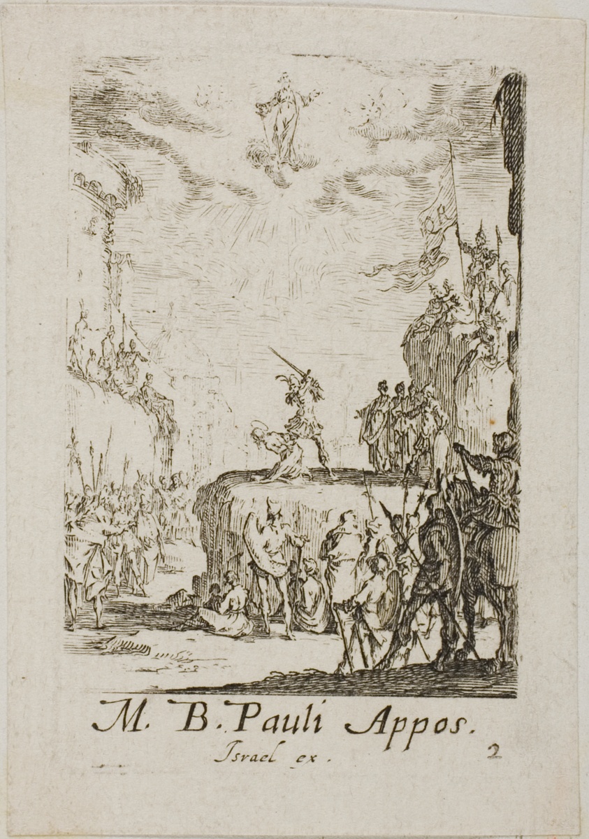 The Martyrdom of Saint Paul, plate two from The Martyrdoms of the Apostles