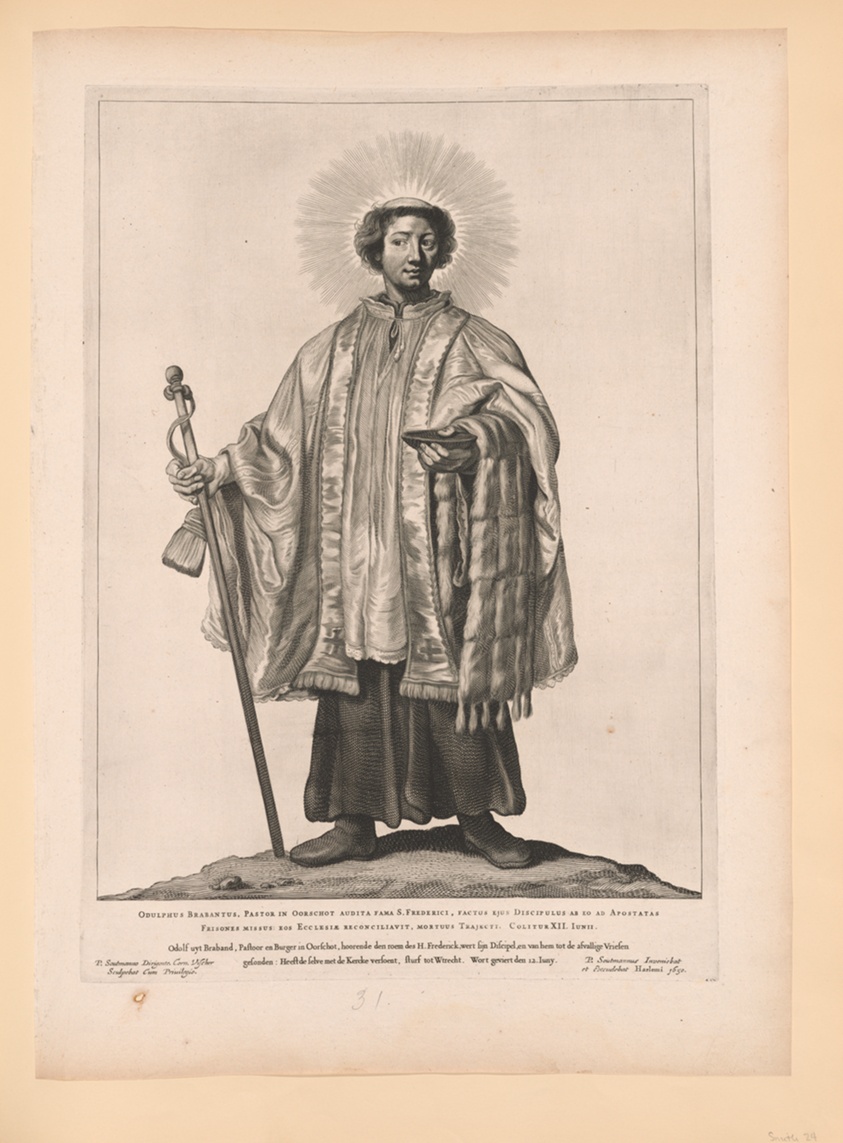 Saint Odulf, from Saints of the North and South Netherlands