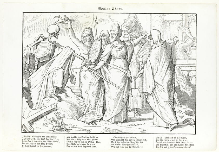 Auch ein Todtentanz, plate I
