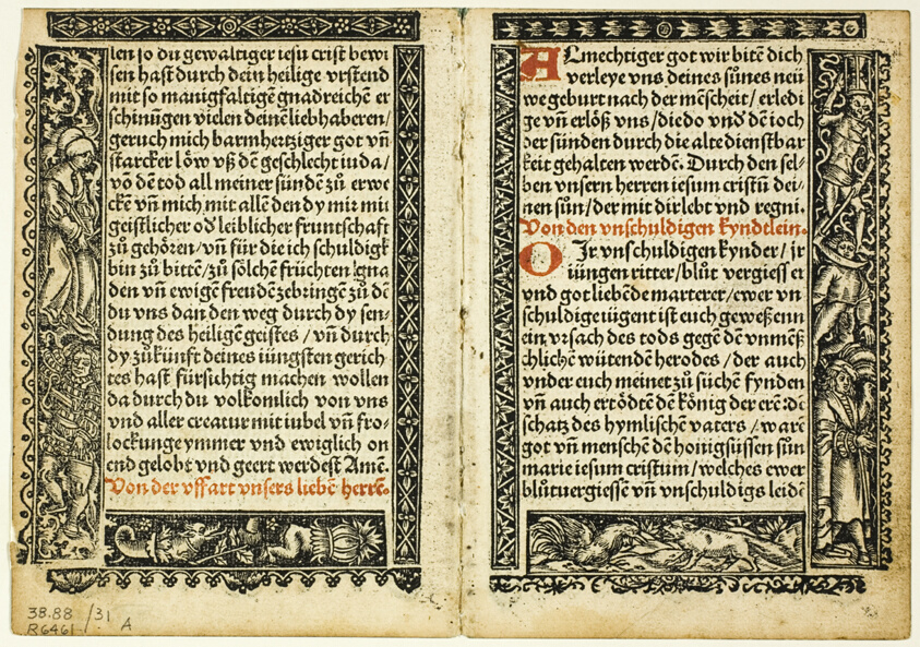 Illustration from Hortulus animae, plate 31 from Woodcuts from Books of the XVI Century
