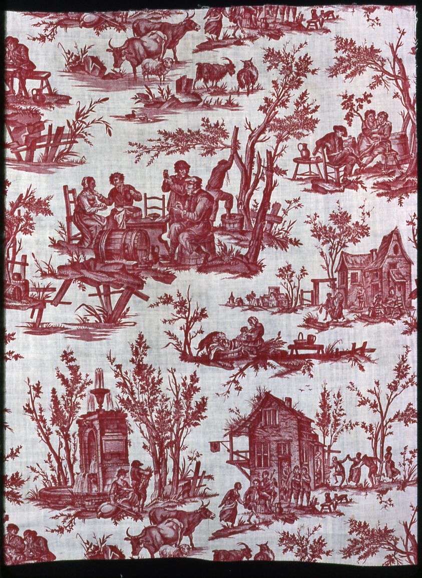 Scènes Flamandes (Furnishing Fabric)
