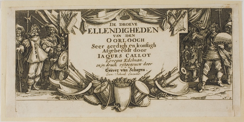 Frontispiece, from The Large Miseries of War