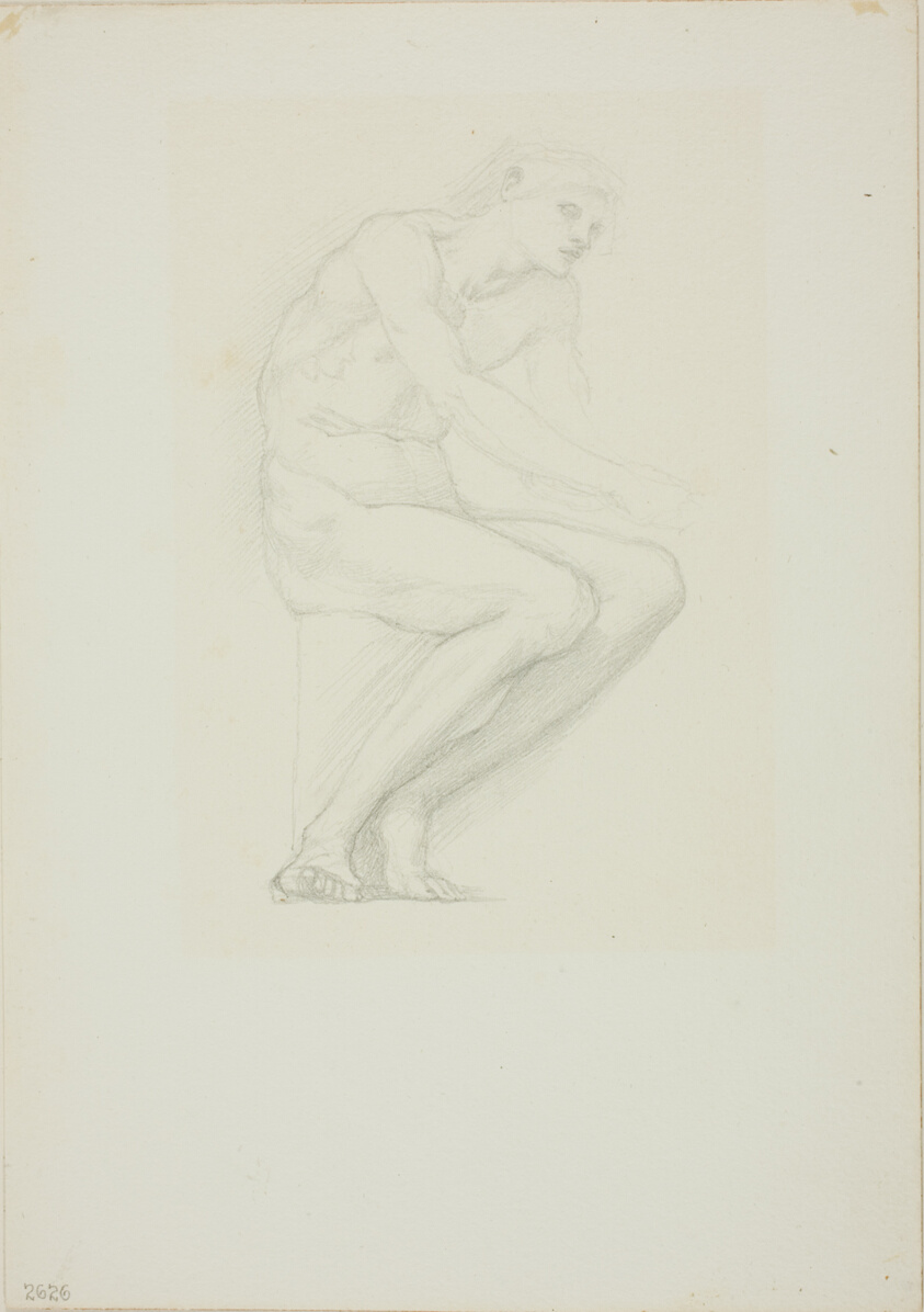 Seated Male Nude