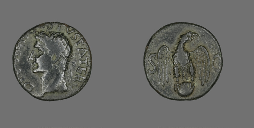 As (Coin) Portraying Emperor Augustus