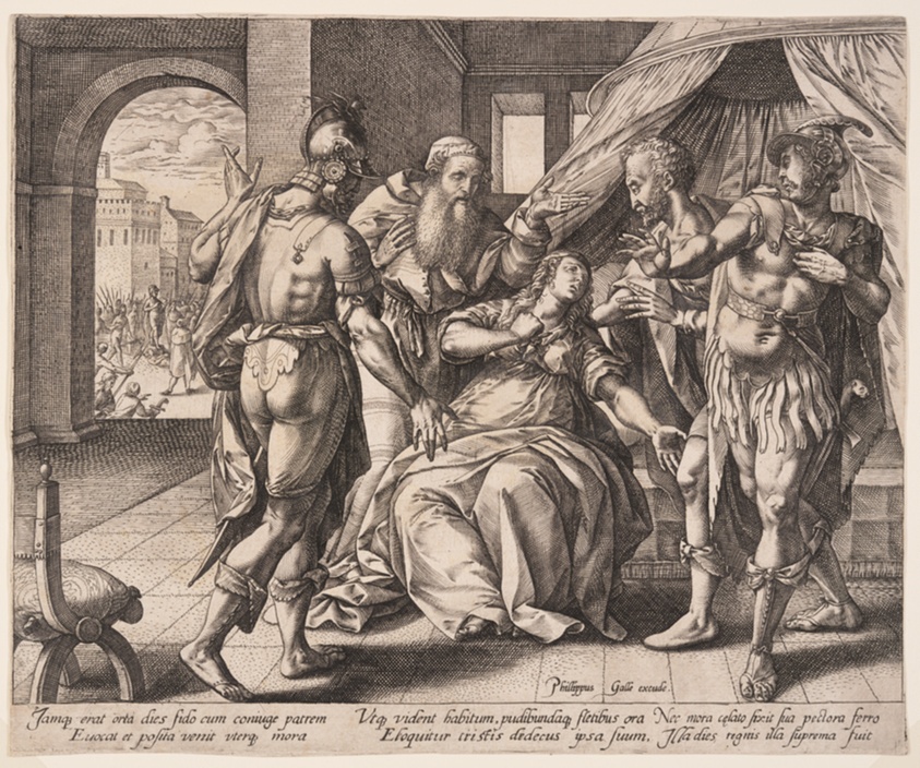 Lucretia Killing Herself, from The Story of Lucretia