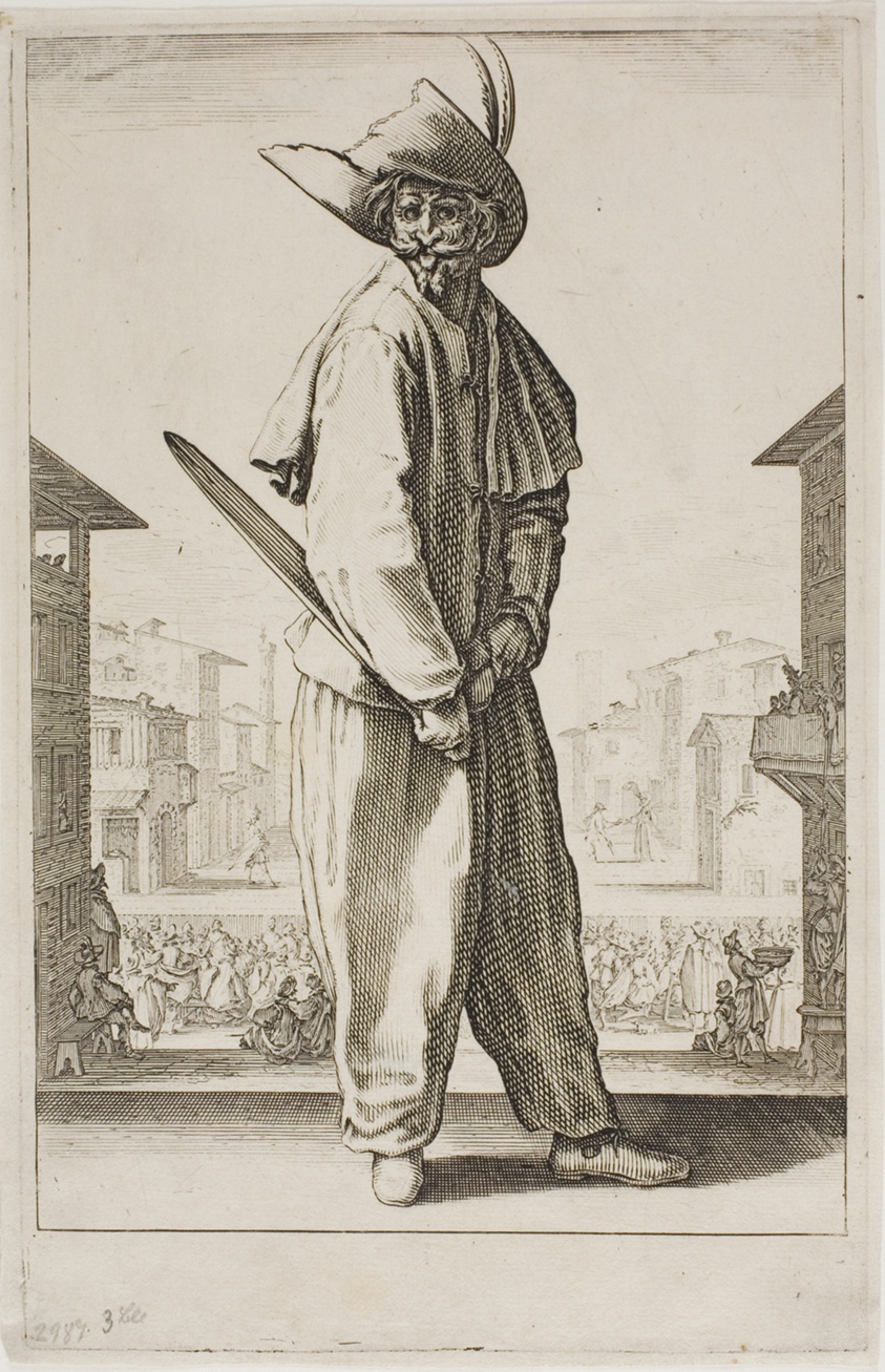 Zanni, from Three Italian Comedians