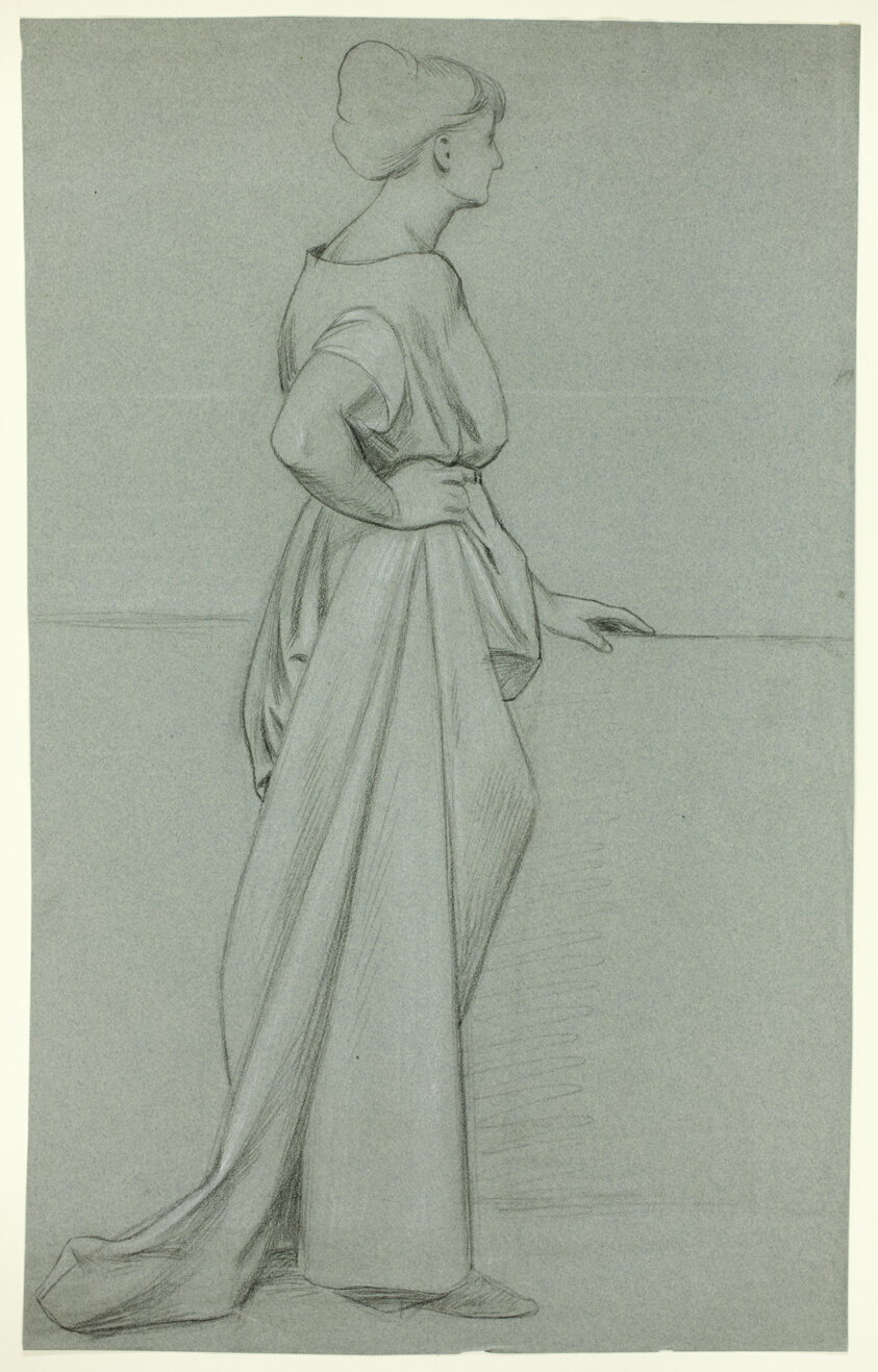 Standing Woman in Profile