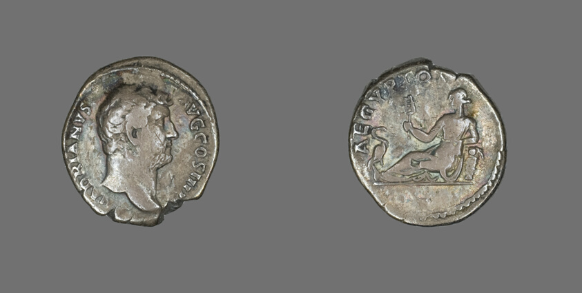 Denarius (Coin) Portraying Emperor Hadrian