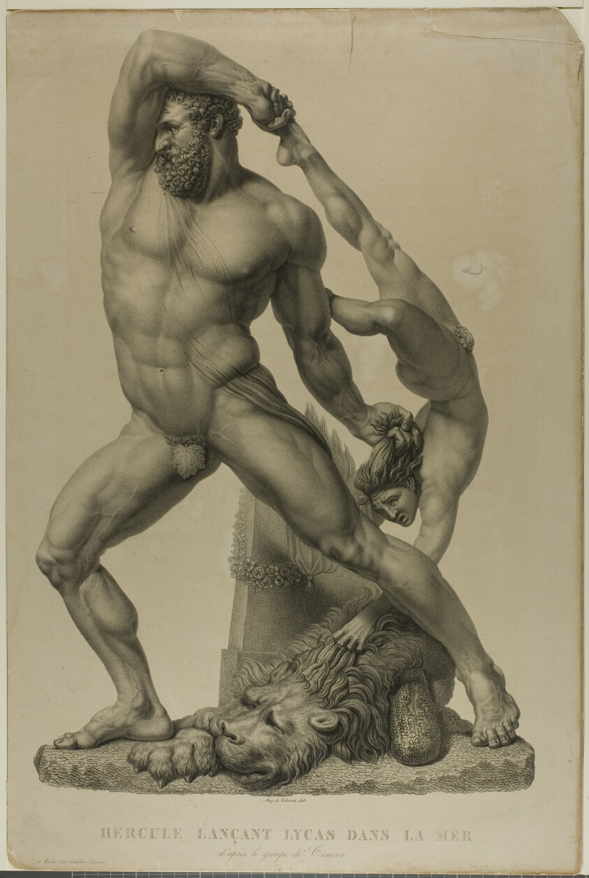 Hercules Throwing Lichas into the Sea