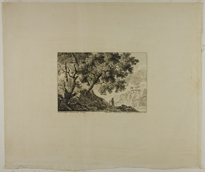 Landscape with Man Carrying Staff