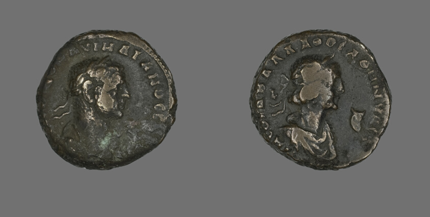 Tetradrachm (Coin) Portraying Emperor Aurelian