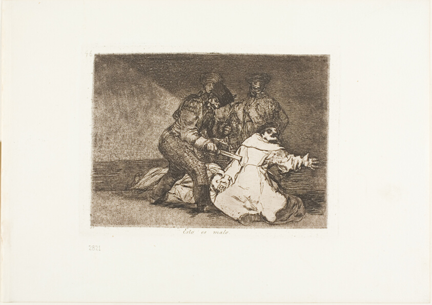 This is Bad, plate 46 from The Disasters of War
