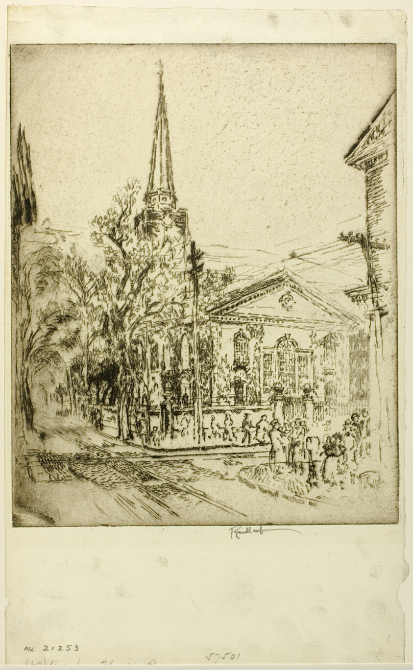 St. Peter's, From Pine Street, Philadelphia