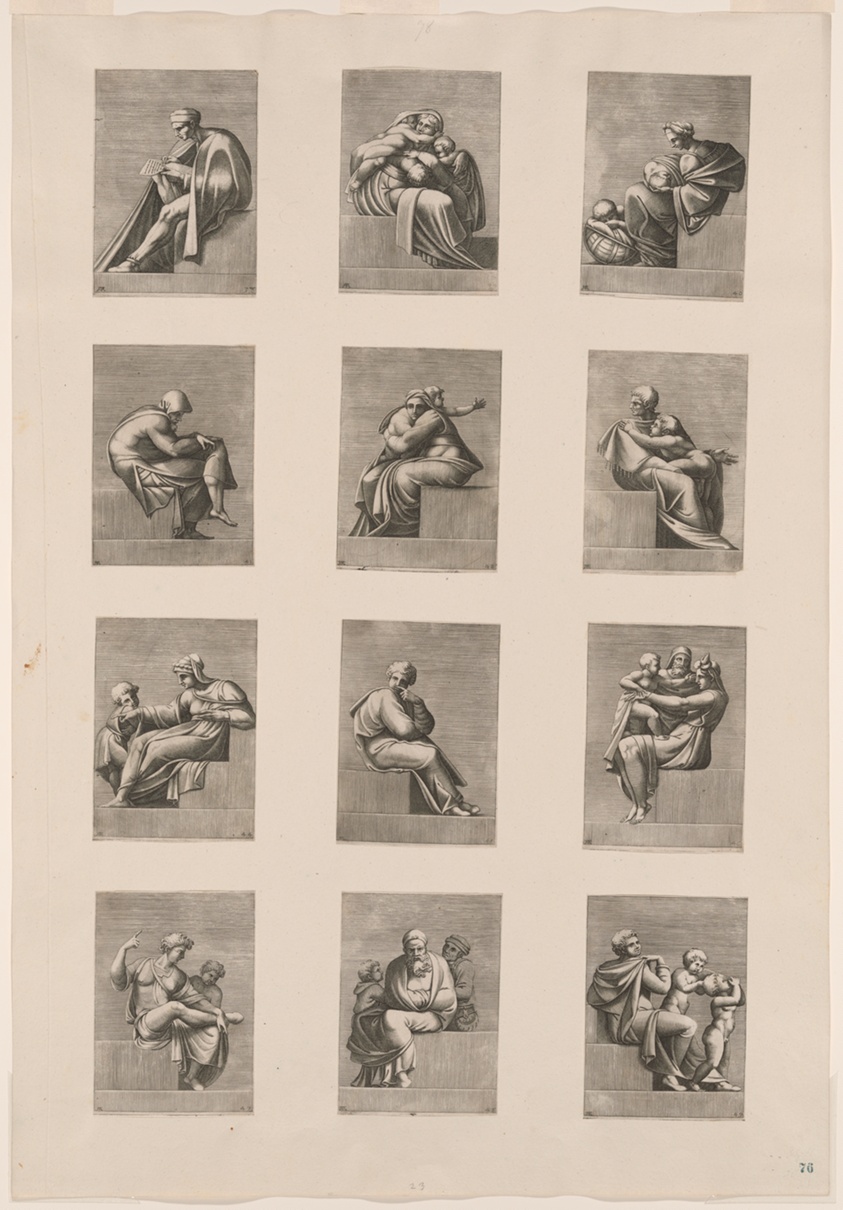 Figures from the Ceiling of the Sistine Chapel