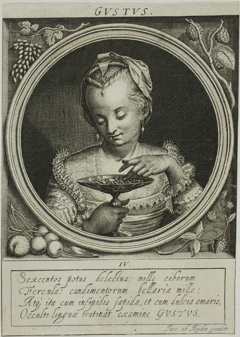 Taste, plate four from The Five Senses