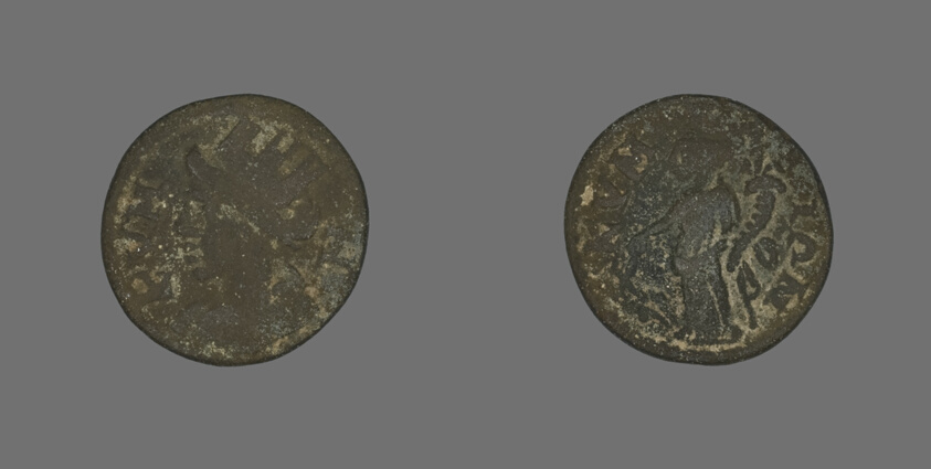 Coin Depicting the Amazon Cyme