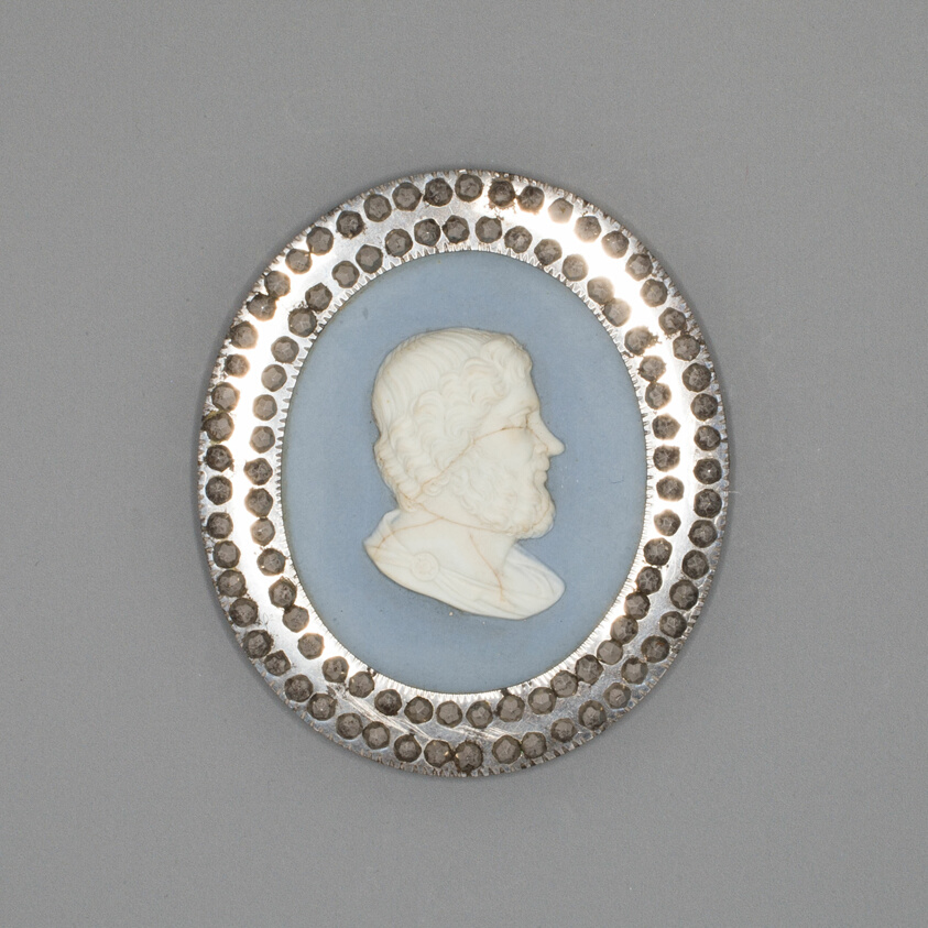 Medallion with Aristippus