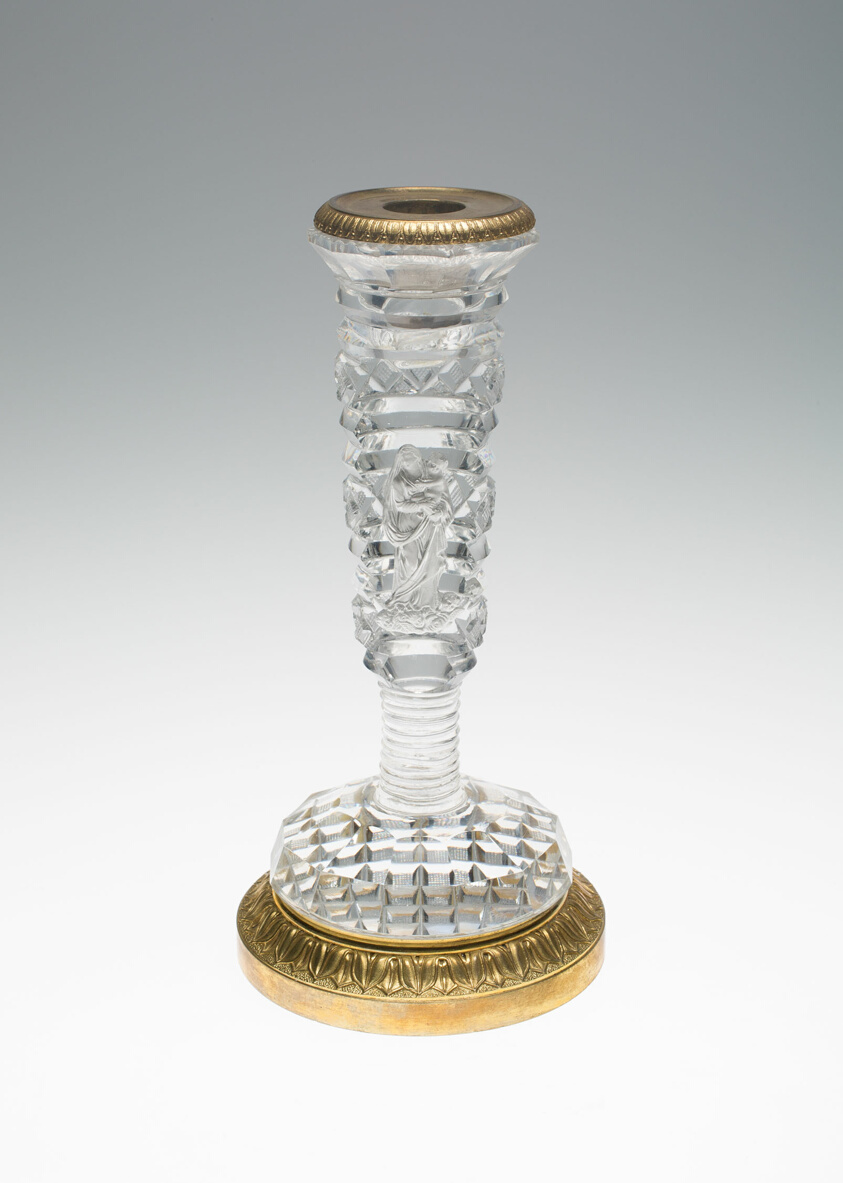 Candlestick with Madonna and Child